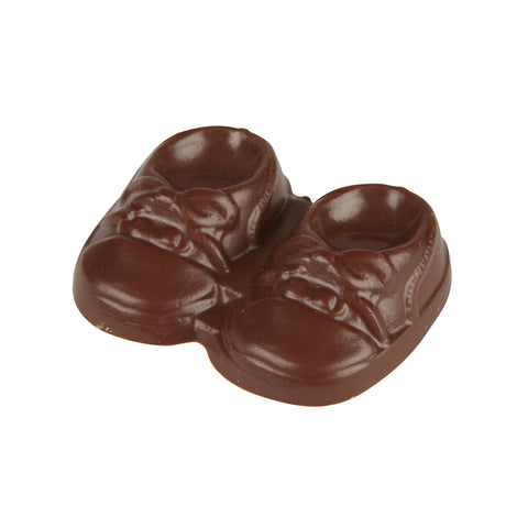 Chocolate Baby Booties