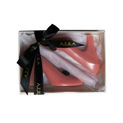 Single Small Pink Chocolate Shoe