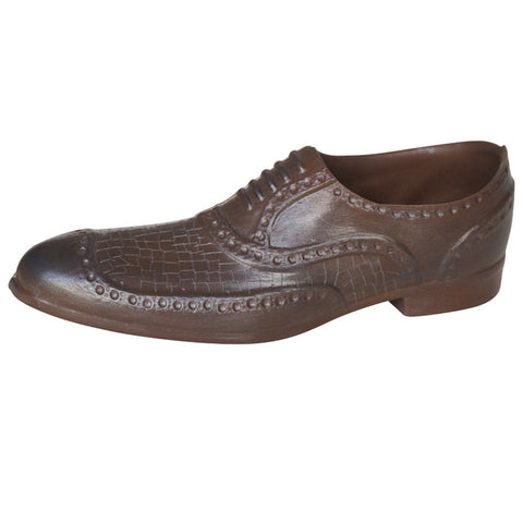 ALEXANDER- BROGUE  MILK CHOCOLATE MENS SHOE GIFT