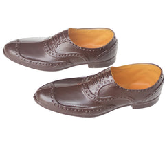 OZWALD- MEN'S BROGUE CHOCOLATE SHOES