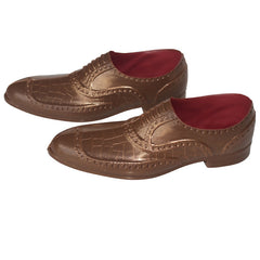 AURUM- MEN'S BROGUES CHOCOLATE SHOES IN GIFT BOX
