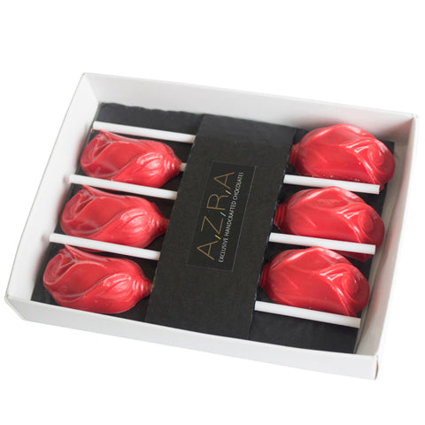 Red Chocolate Roses in Gift Box