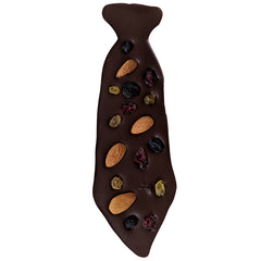 Chocolate Tie - Dark Chocolate Mendiant Tie