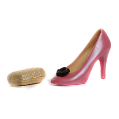 Chocolate Shoe and handbag set - Pink, strawberry flavoured with white chocolate