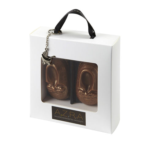 Solid Chocolate Baby Shoes make a Perfect Baby Shower Gifts