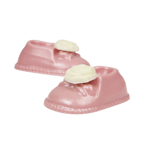 Strawberry Flavoured Chocolate Baby Shoes