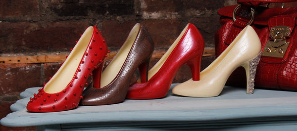 chocolate shoes, fashionable and tasty